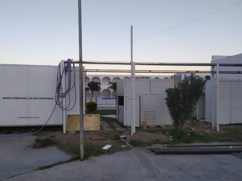 Módulo medicinal de aire respirable.